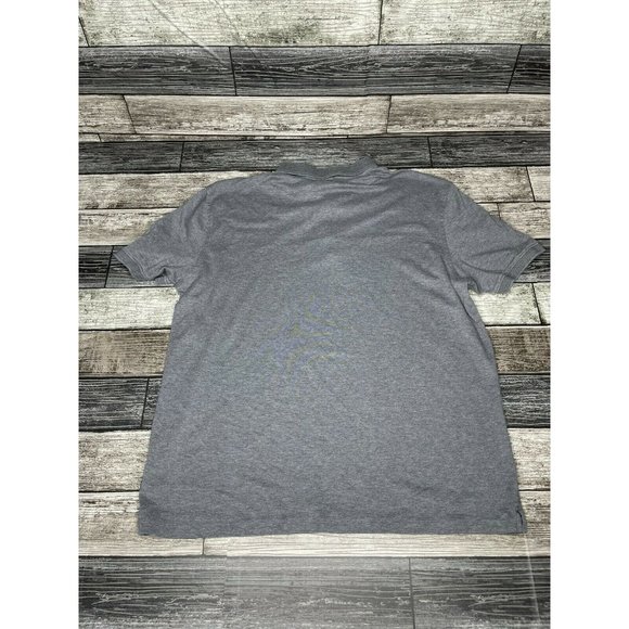 Calvin Klein Polo Shirt Mens L Gray Short Sleeve - Picture 5 of 5